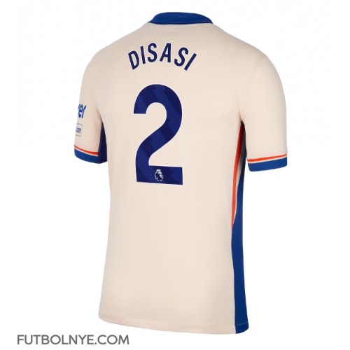 Camiseta Chelsea Axel Disasi #2 Visitante Equipación 2024-25 manga corta